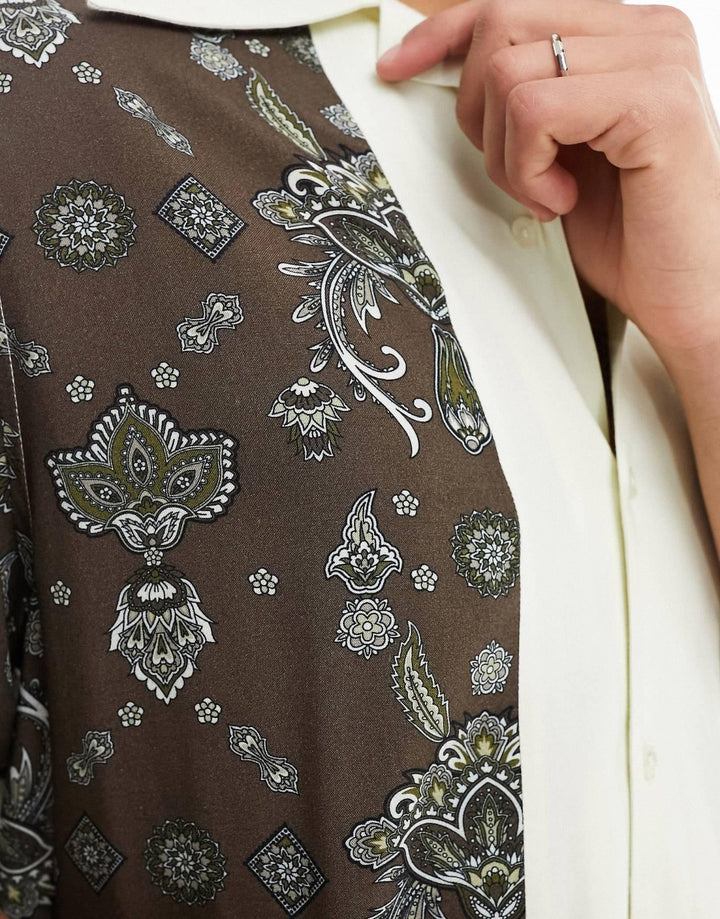 BROWN PAISLEY - teesget